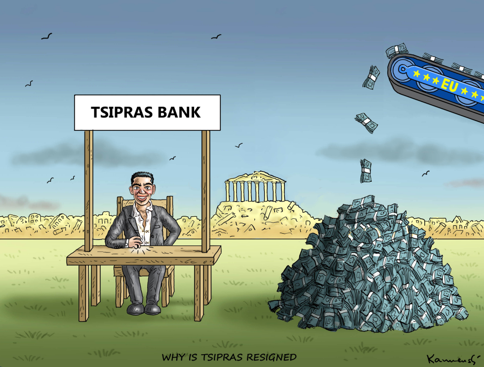 WHY IS TSIPRAS RESIGNED