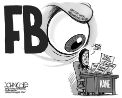 LOCAL PA  KANE AND THE FBI BW by John Cole