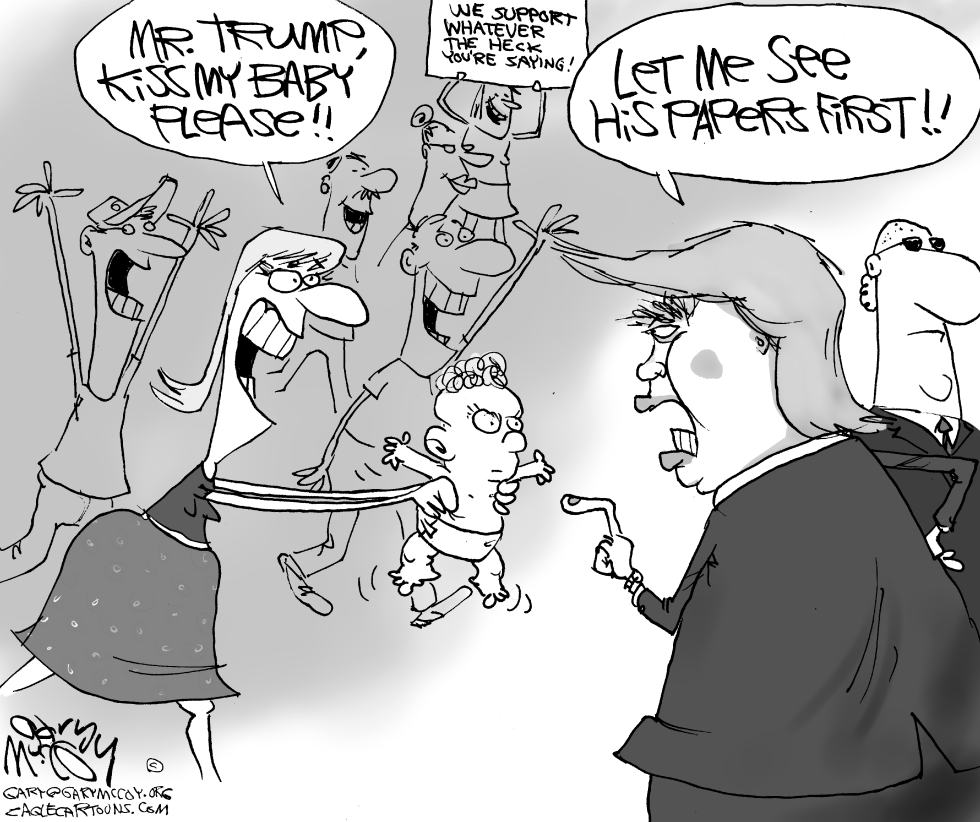 Trump Baby Kisses