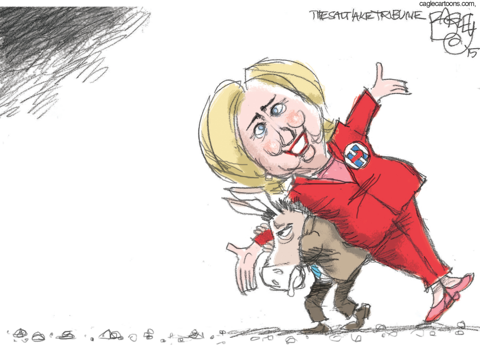  SOPESANDO A HILLARY  by Pat Bagley