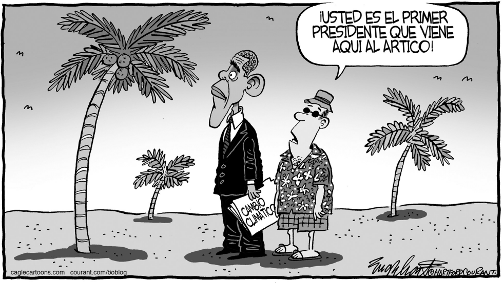 Obama en el Polo Norte