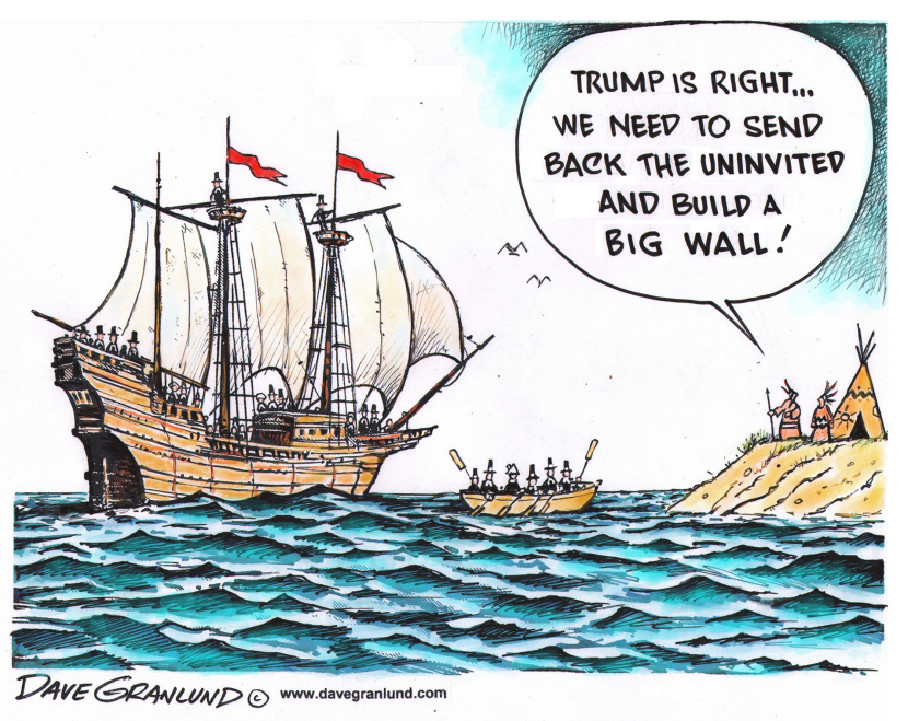 Trump and big wall