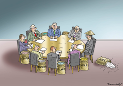 A SACK OF RISE FELL OVER by Marian Kamensky