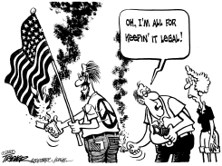 FLAG BURNERS by John Trever