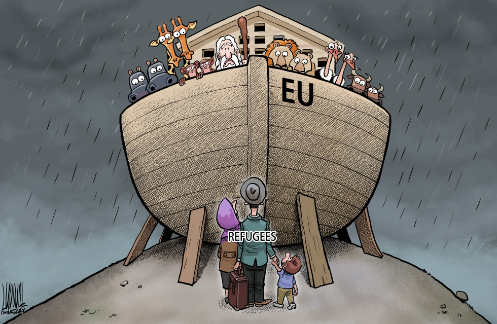  EU AND REFUGEES by Luojie