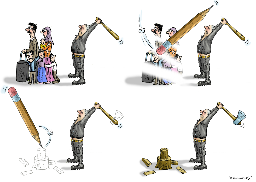 ANTI NAZI CARTOON