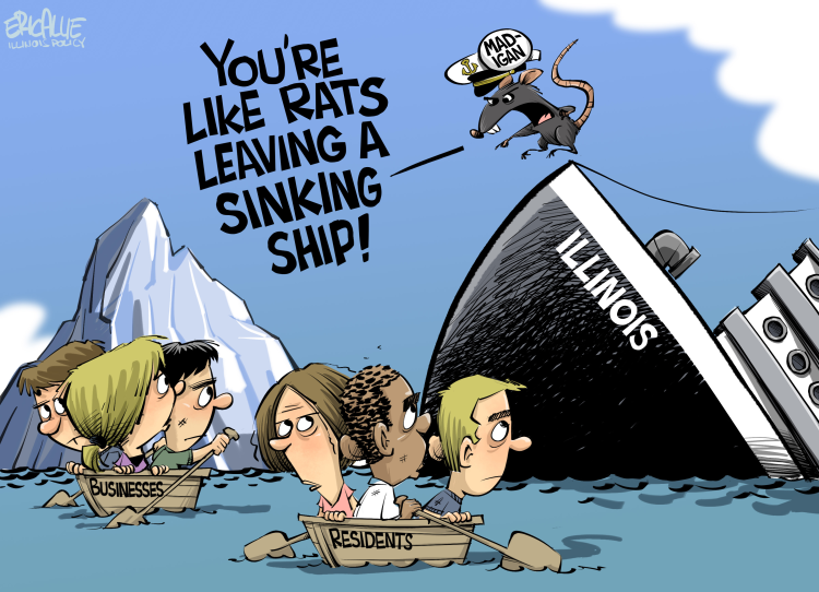 Illinois Leaving A Sinking Ship
