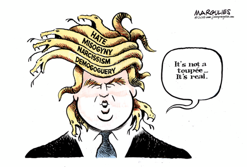 Trump hair color