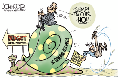 LOCAL NC  SNAILS-PACE BUDGET  by John Cole