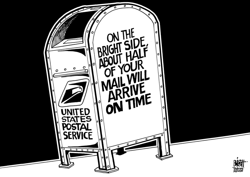 LATE MAIL, B/W