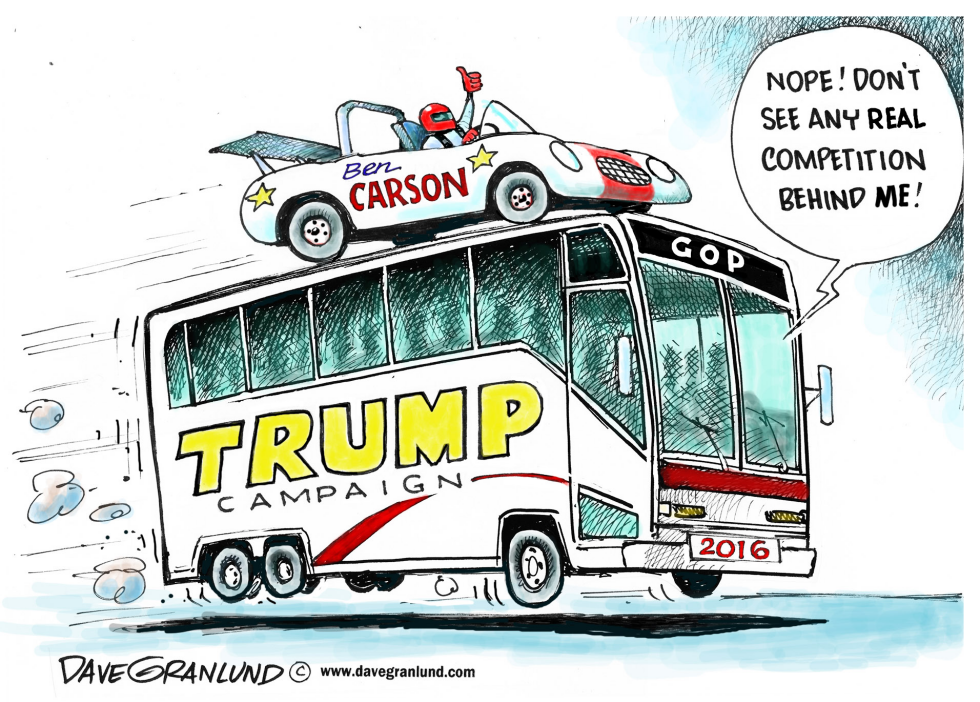 Trump and Ben Carson polls
