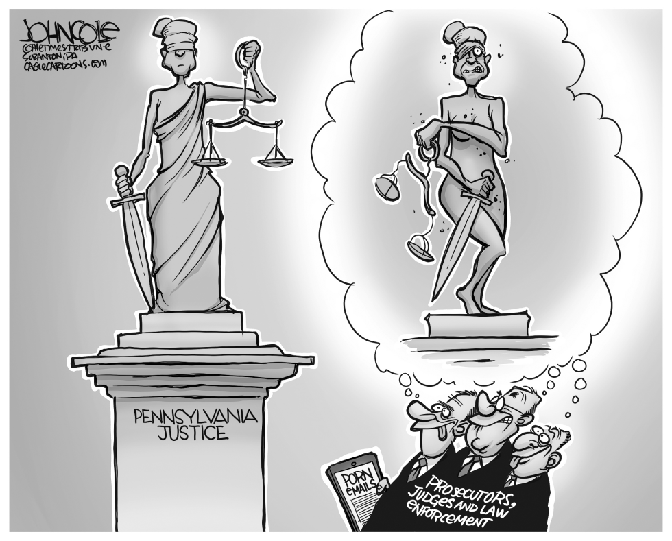 LOCAL PA -- Naked justice BW