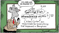 HILLARY'S EMAIL by Bob Englehart