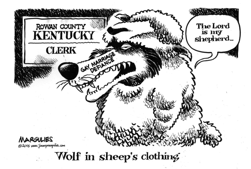 Kentucky clerk gay marriage defiance