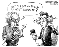 BERNIE SANDERS CAMPAIGN by Adam Zyglis
