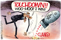 SPIKED IRAN DEAL  by Rick McKee