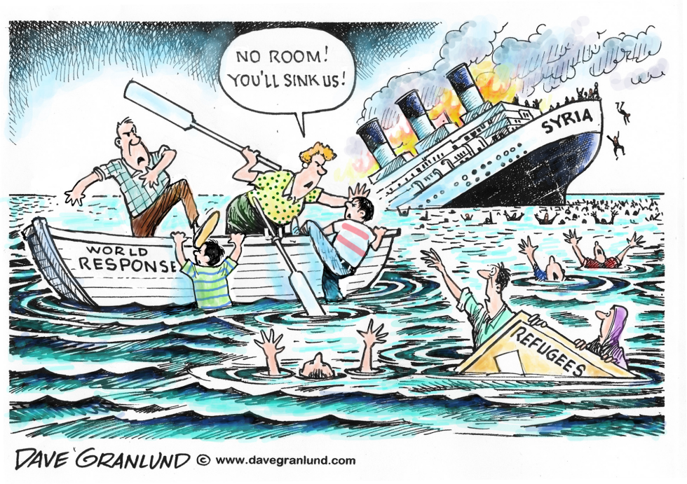  SYRIAN REFUGEES by Dave Granlund