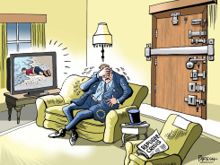 EUROPE AND BABY REFUGEE  by Paresh Nath