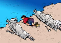 SADNESS ON SHORE by Oguz Gurel