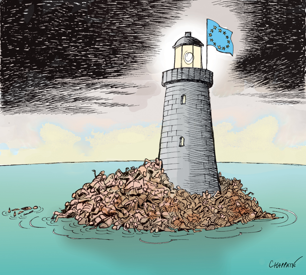  EL VIAJE A EUROPA by Patrick Chappatte