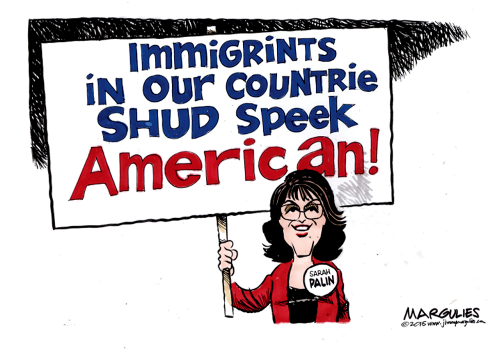 Sarah Palin and immigrants color