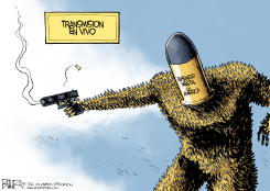 VIOLENCIA POR ARMAS /  by Nate Beeler