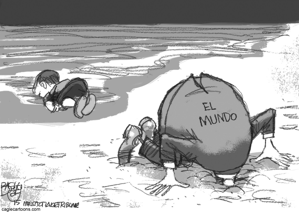  NAUFRAGIO DE INMIGRACION by Pat Bagley