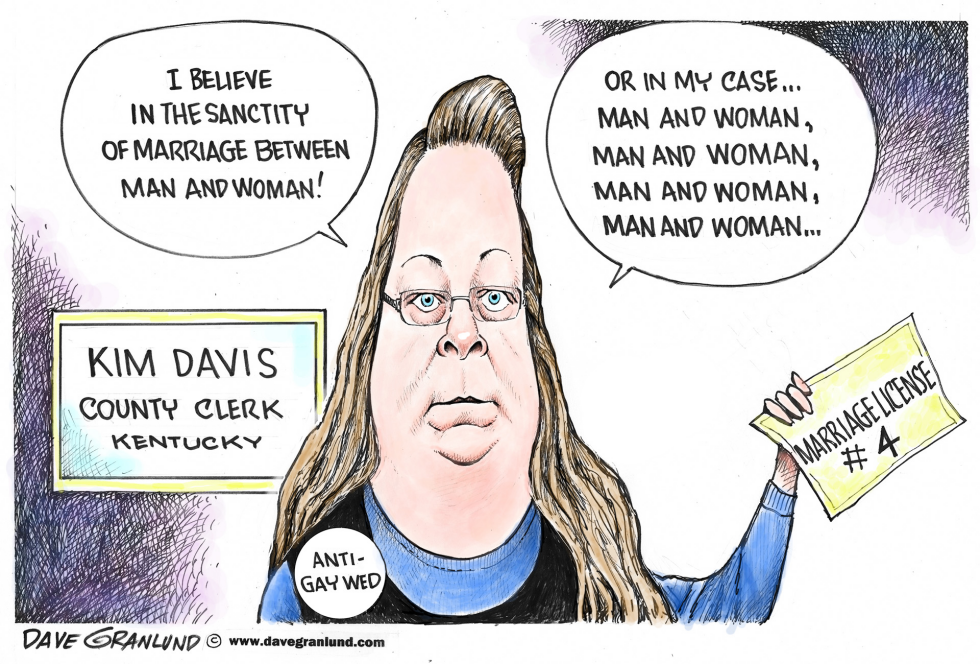  KIM DAVIS AND MARRIAGE SANCTITY by Dave Granlund