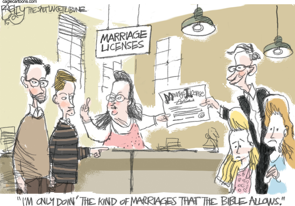  MARRIAGE AS GOD INTENDED by Pat Bagley