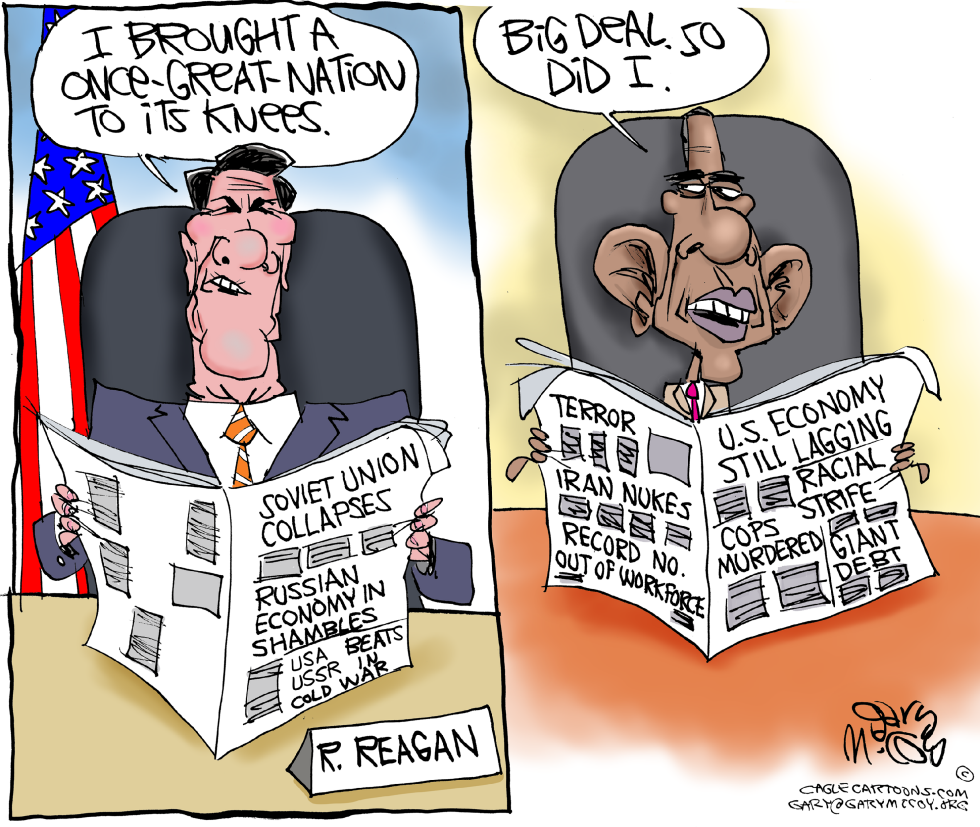  REAGAN VS OBAMA by Gary McCoy