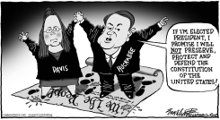 KIM DAVIS by Bob Englehart