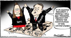 KIM DAVIS by Bob Englehart