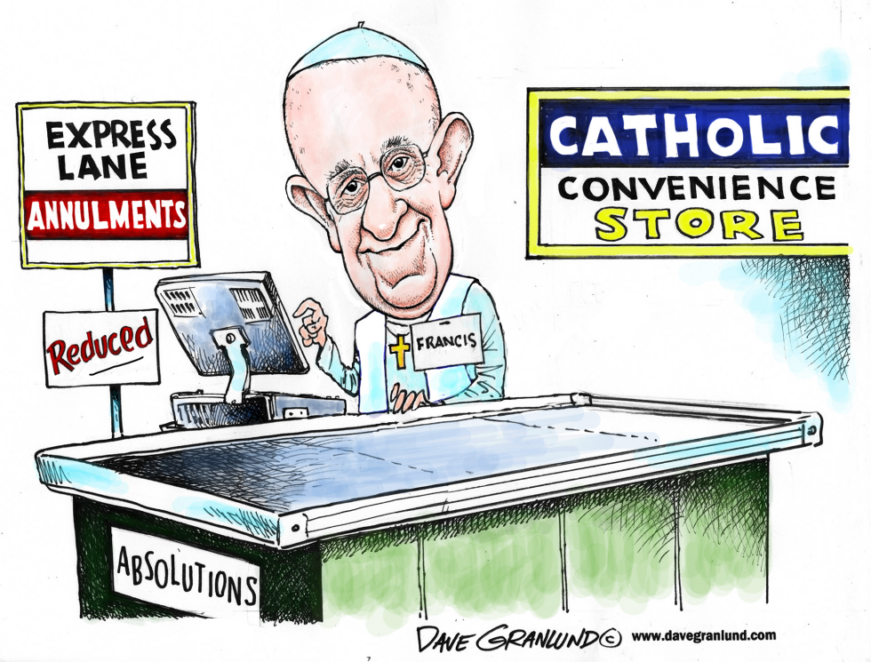 Pope and annulments