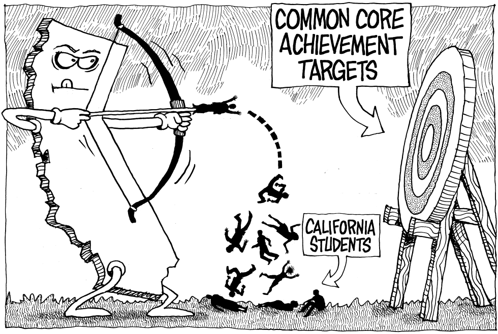LOCAL-CA California Students Fall Short on Tests