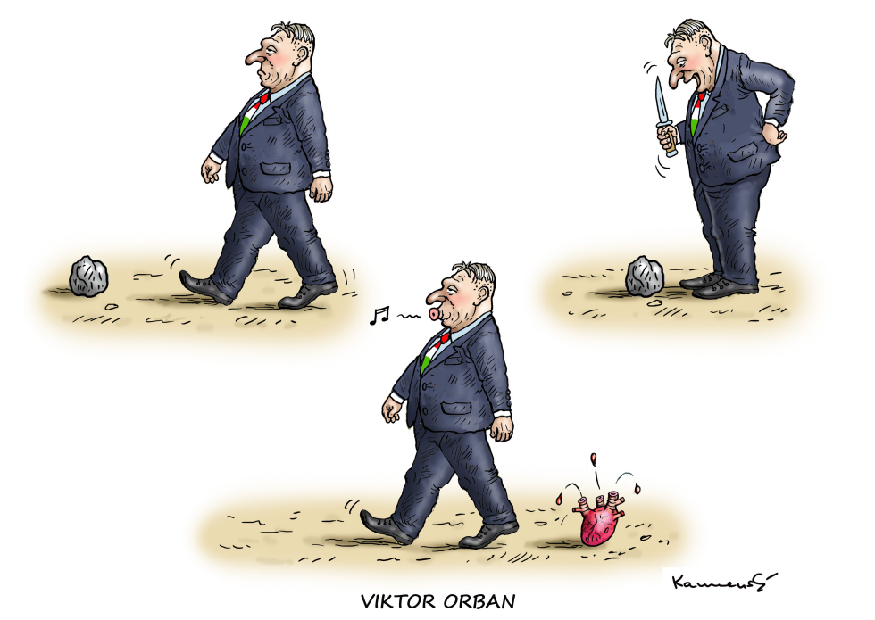 VIKTOR ORBAN STONED