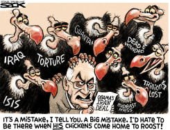 CHENEY'S CHICKENS  by Steve Sack