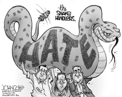 SNAKE HANDLERS BW by John Cole