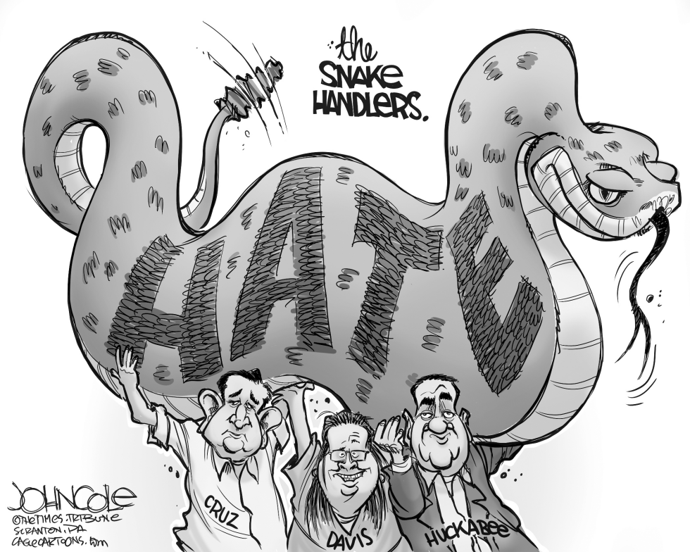 Snake handlers BW