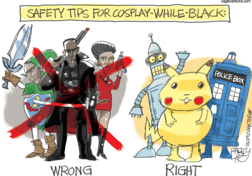 Cosplay While Black COLOR