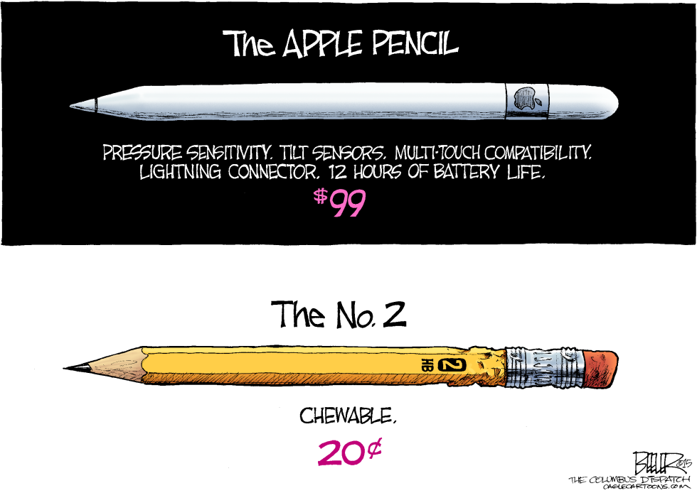  APPLE PENCIL by Nate Beeler