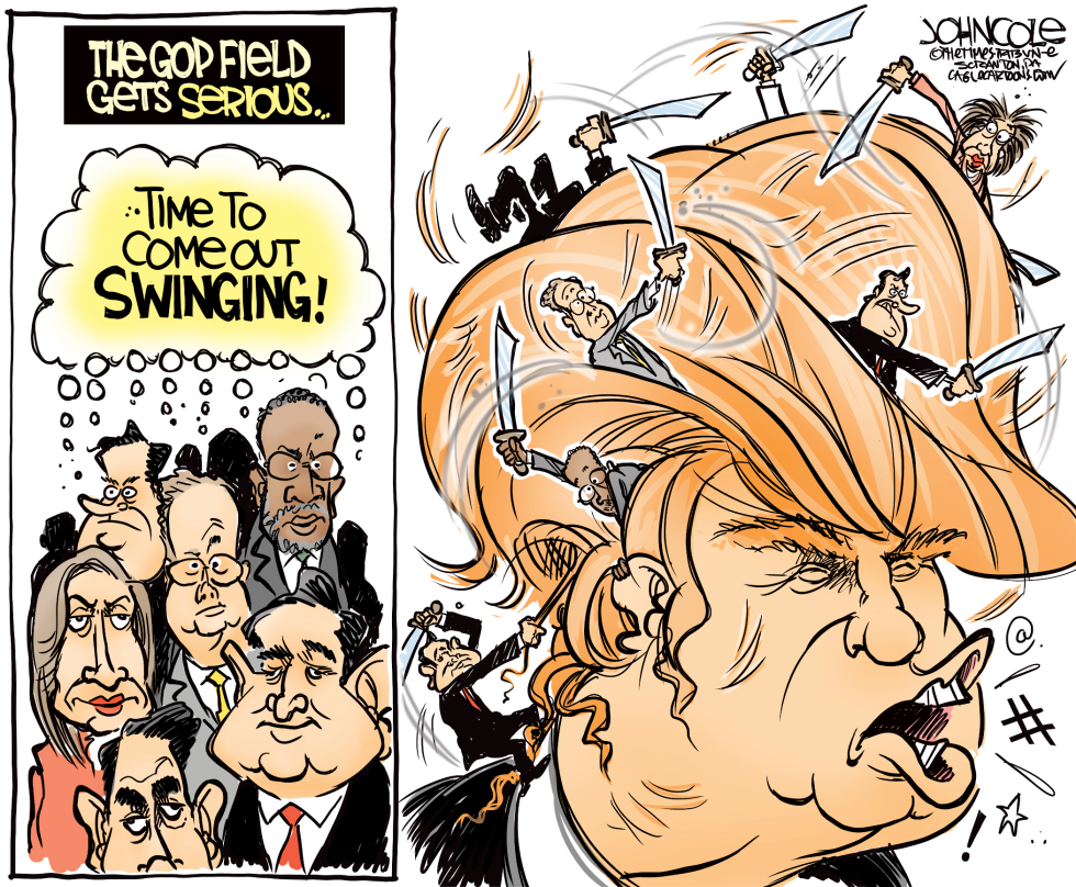 GOP takes on Trump COLOR
