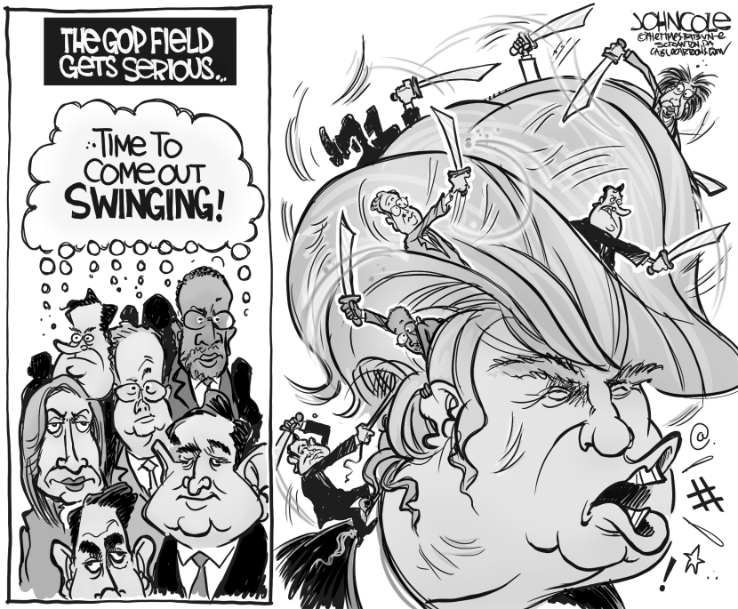 GOP takes on Trump BW