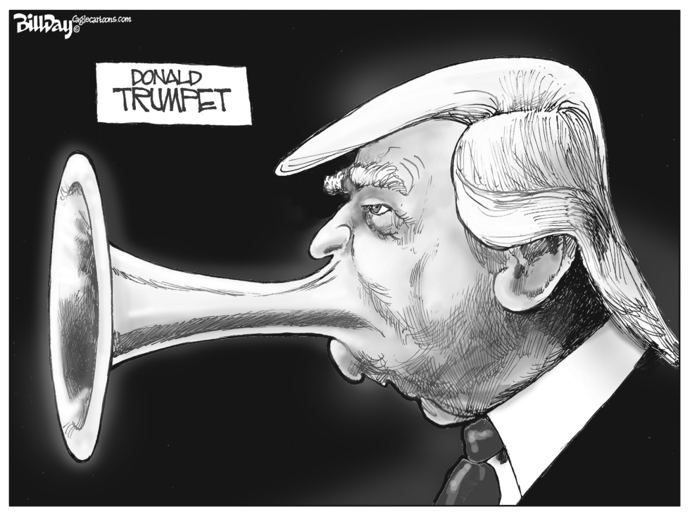 Blowing His Own Horn