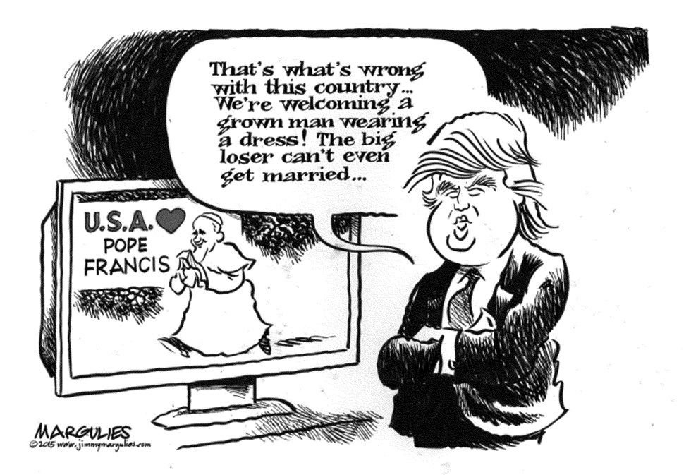 Trump and pope's visit
