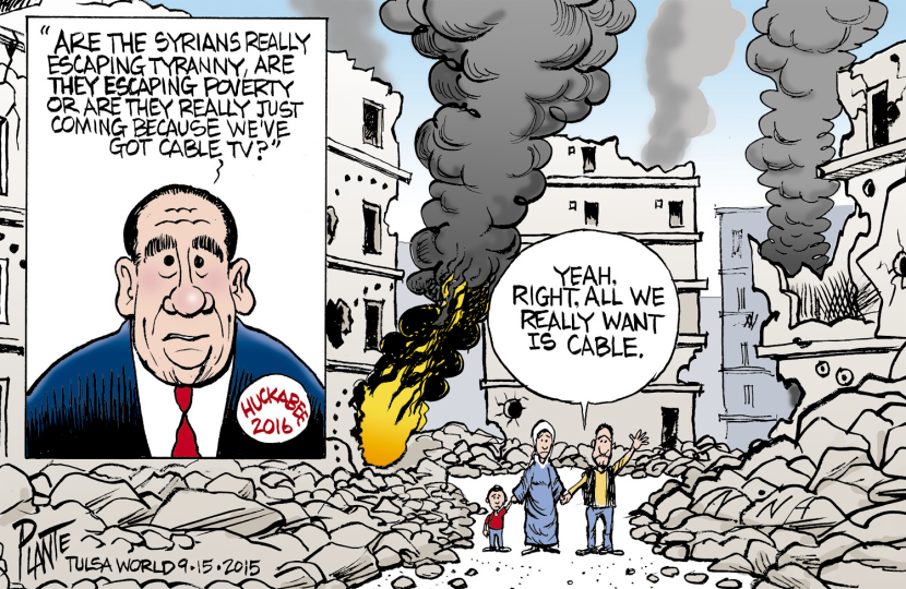 Huckabee and Refugees