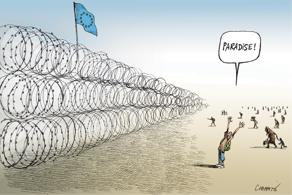  THE EUROPEAN DREAM	 by Patrick Chappatte