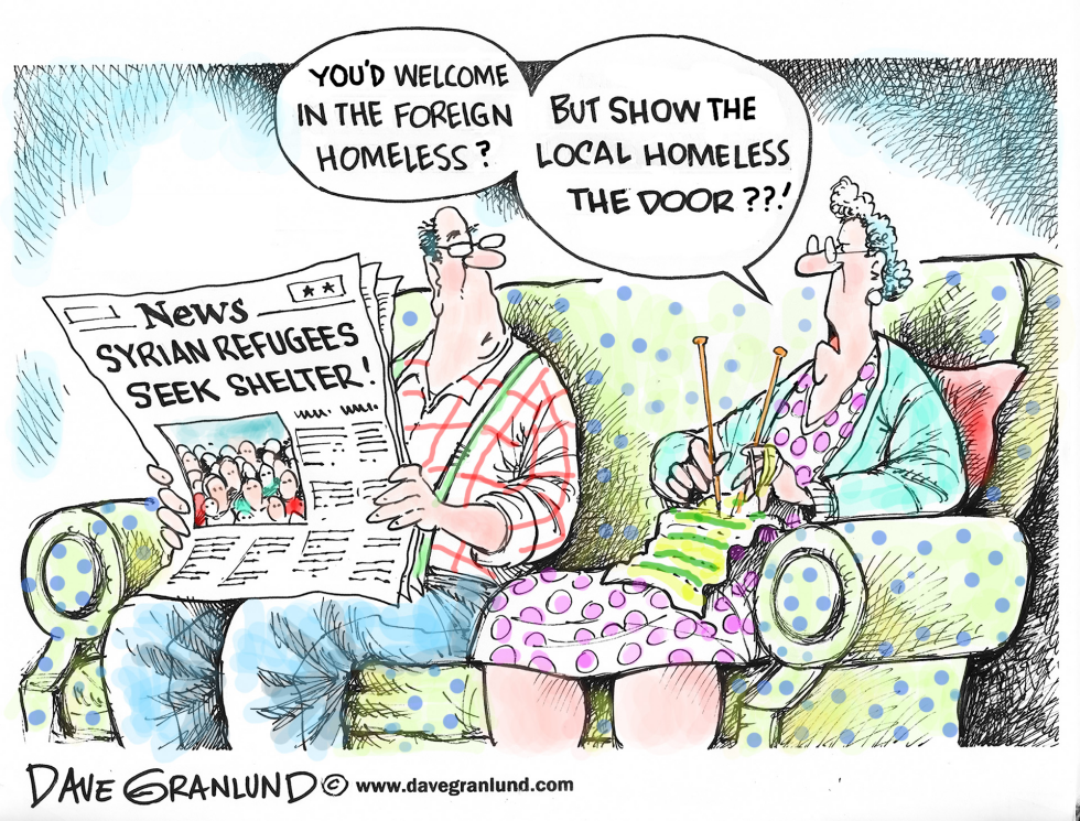  HOMELESS  by Dave Granlund