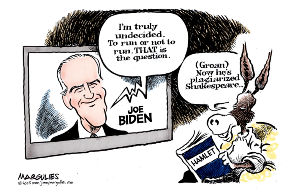 Biden undecided on running color