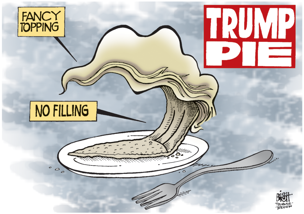 TRUMP PIE- NO SUBSTANCE, COLOR
