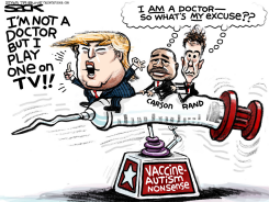 TRUMP VAXXER  by Steve Sack